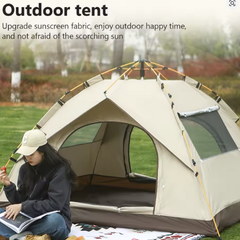 Outdoor Folding Camping Tent Portable Waterproof Sunshine-proof Automatic Easy Setup Tent For Camping Beach Picnic Barbecue