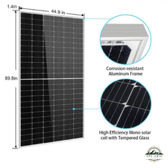 Gold Power 550W Monocrystalline PERC Solar Panel