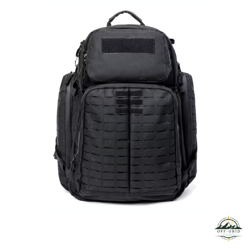 72 Hours Survival Akmax 1000D Tactical Backpack MOLLE 3L Hydration Military Rucksack for Camping/Hiking/Survival Black