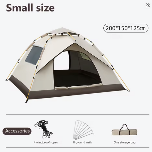Outdoor Folding Camping Tent Portable Waterproof Sunshine-proof Automatic Easy Setup Tent For Camping Beach Picnic Barbecue