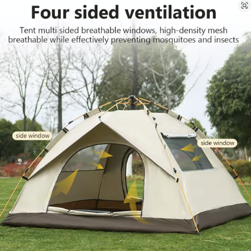 Outdoor Folding Camping Tent Portable Waterproof Sunshine-proof Automatic Easy Setup Tent For Camping Beach Picnic Barbecue